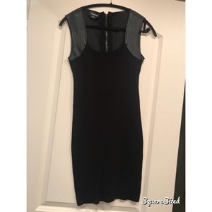 Black BEBE bodycon dress